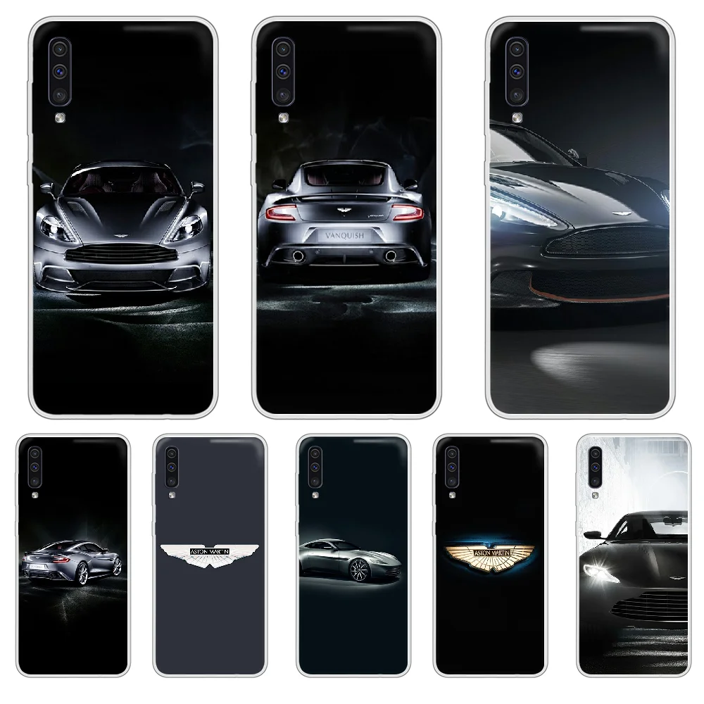 

luxury Aston Martin Phone Case cover For XIAOMI Redmi Note 3 4 5 6 7 8 9 9s Pro max 8T 4X transparent hoesjes art prime soft