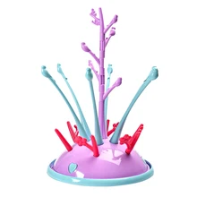 Детские домашние соски в форме дерева, портативная соска, бутылочка для молока, съемная сушилка для кормления, вешалка, сушилка