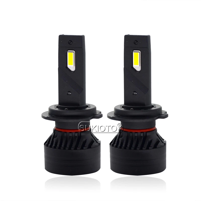 SUKIOTO 1 Set F3 LED Headlight Kit H4 H7 H8 H11 9005 HB3 9006 Car LED Headlamp G-XP Chips 90W 10000LM 6500K Car LED Fog Light (6)