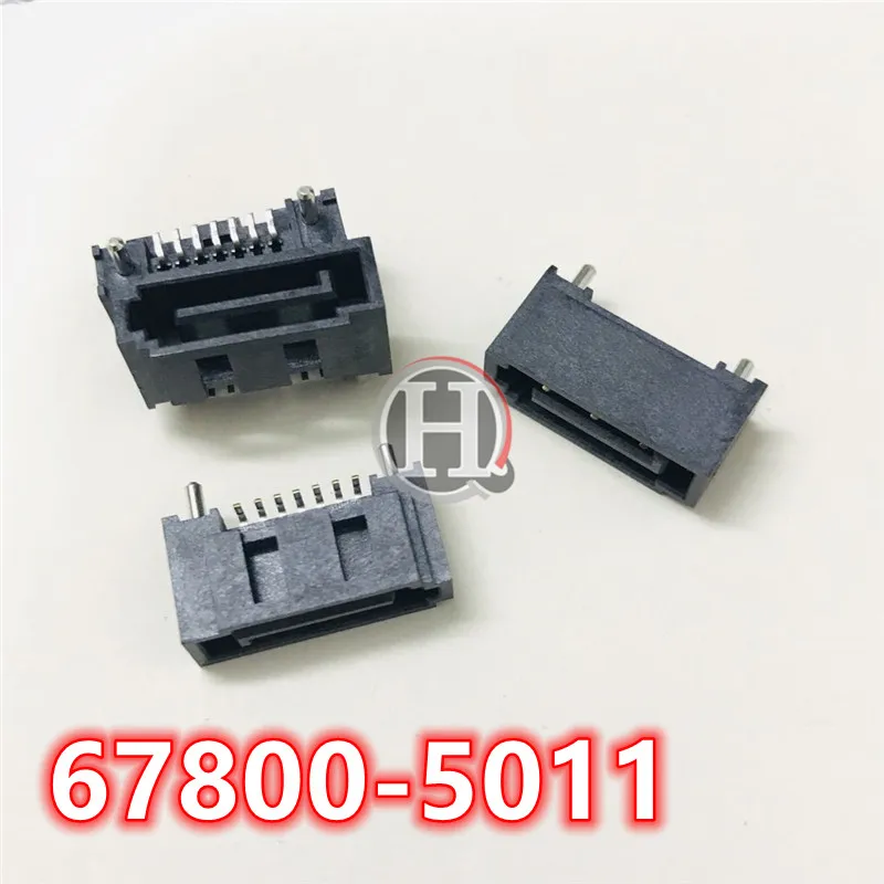 0678005011 67800 5011 7p 7 контактный вертикальный разъем SATA 7POS SLD SMD|Хранилища для электроники| |
