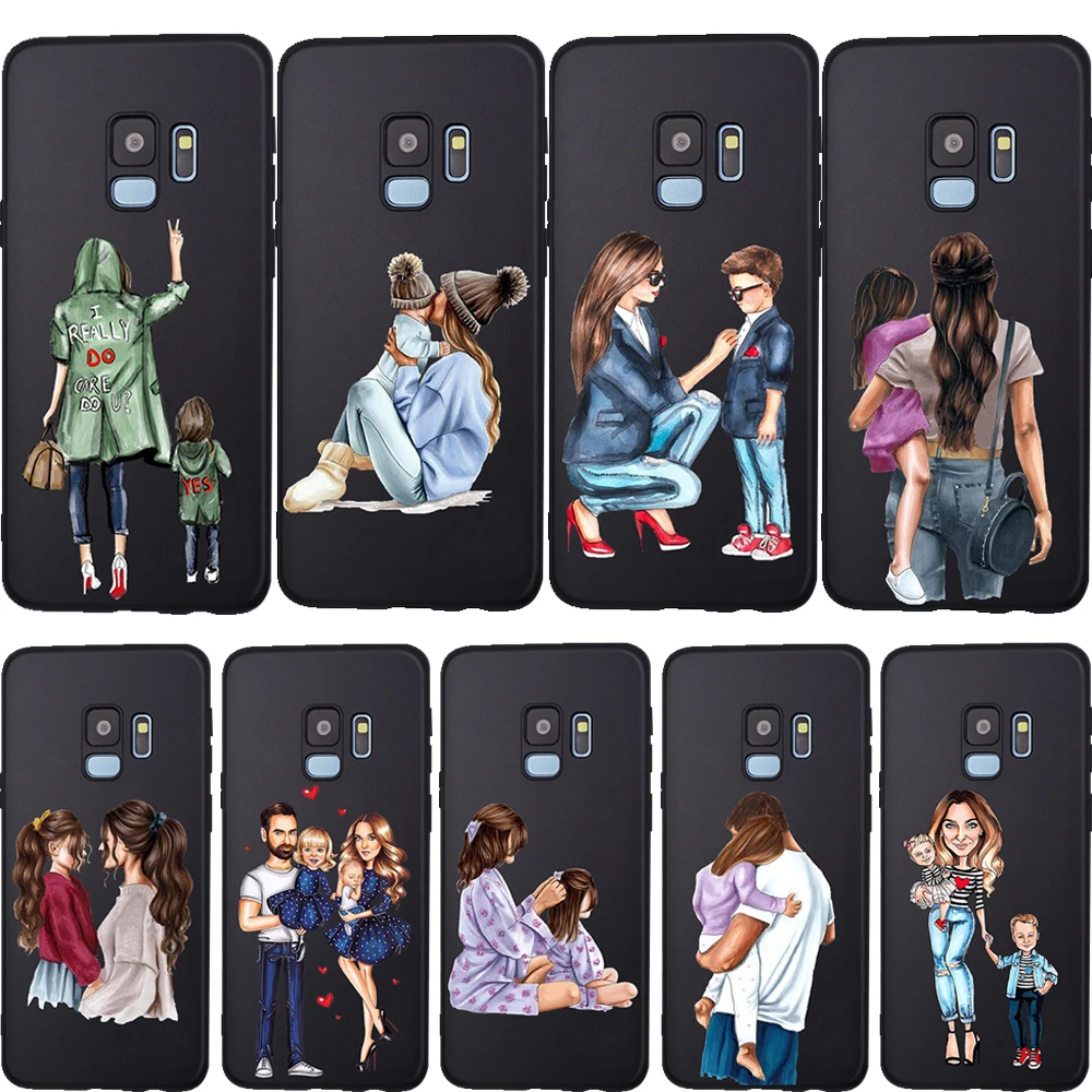 Роскошный чехол для телефона с изображением мамы девушки супер папы Samsung Galaxy S10 S8