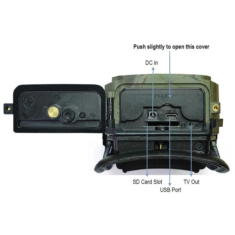 Trail Game Camera, S880 Hunting Camera 12Mp 1080P Hd Wide Angle Infrared Night-Vision 56Pcs Ir Leds Scouting Cam Digital Surve
