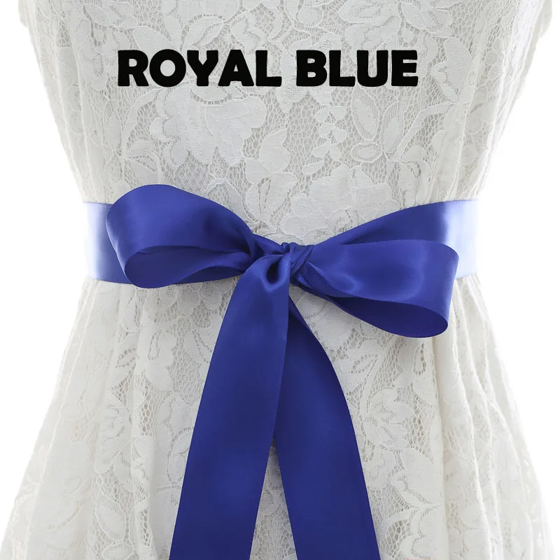 Royal Blue JLZXSY пояс для невесты ручной работы с кристаллами, стразы, пояс для невесты, свадебные платья(серебро, золото, розовое золото - Цвет: Royal Blue
