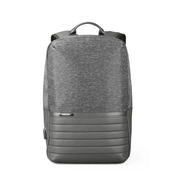 

Classical gray color fashion men polyester travel backpack outdoor Laptop Bag Vintage School Bag for male 200824-37