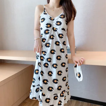 

Summer nv shui yi Sexy and Charming Temptation Slip Nightdress Lace Princess Long Skirts with Chest Pad Tracksuit Sent Eye Patch