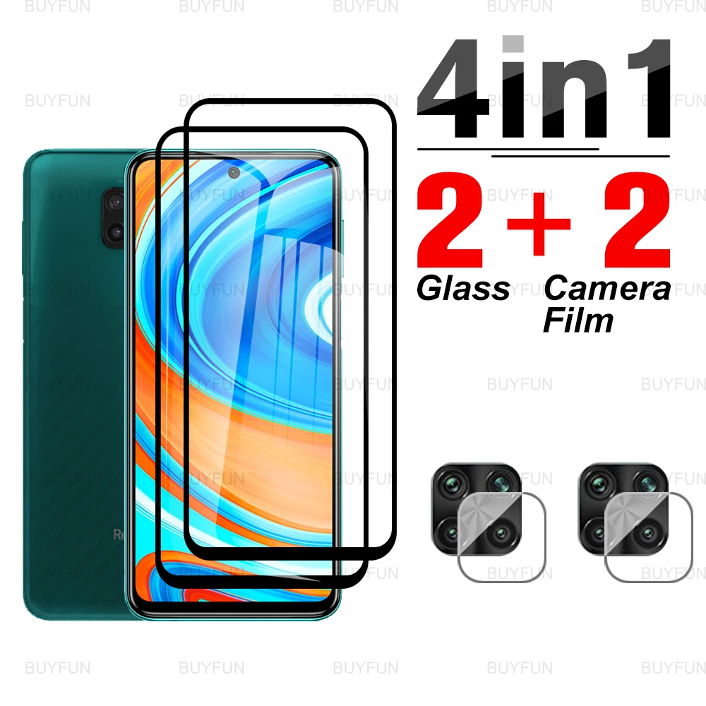 4 в 1 защитное стекло с полным покрытием для Xiaomi Redmi Note 9 Pro/redmi redmy pro max/9t/9s | Мобильные