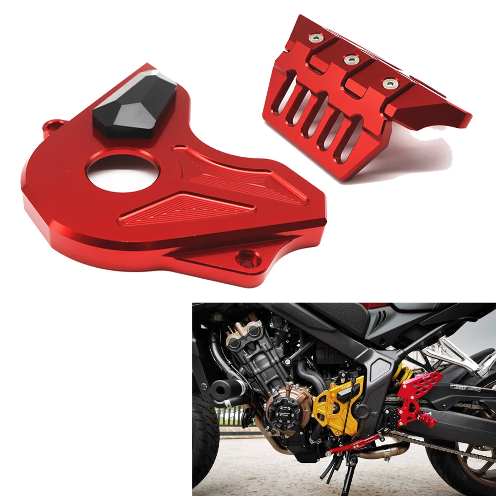 Motorcycle Front Sprocket Chain Guard Cover Gear Protection Cover For Honda CBR650F  CB650F 2014 2020 CB650R 2019 2020|Covers  Ornamental Mouldings| -  AliExpress