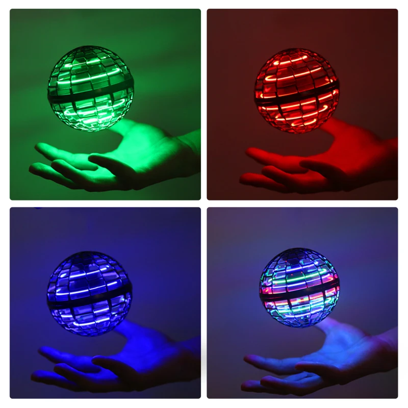 FLYNOVA UFO Balle Volante Contrôlée, Spinner Magic Flying Toy Upgrade Flight  Gyro Fly Spinner avec Rotation à 360 ° et Lumières LED pour Enfants et  Adultes (Noir) : : Jouets