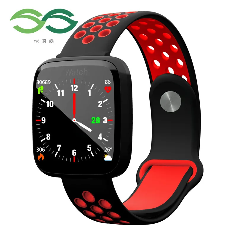SS Green Fashion F15 Smart Bracelet Sports Pedometer Bluetooth Reminder Heart Rate Blood Pressure Monitoring Waterproof Multi-Fu | Наручные