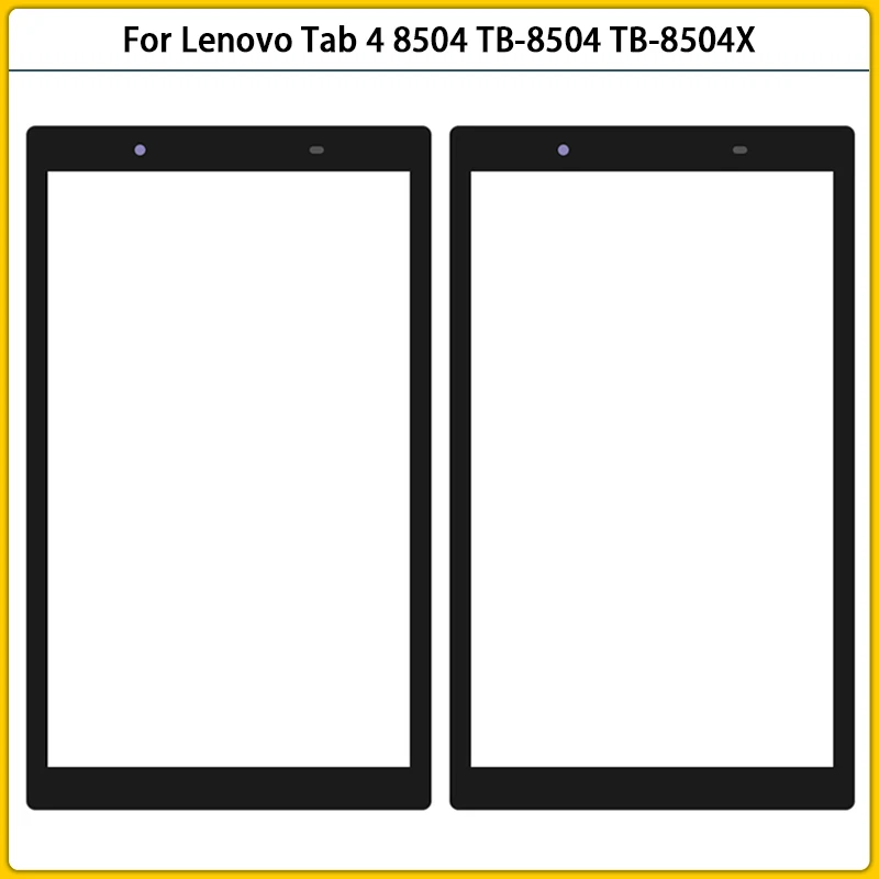 

Новинка для Lenovo Tab 4 8504 ТБ 8504 ТБ-8504X TB-8504F сенсорный ЖК-экран передняя внешняя стеклянная панель объектив сенсорный экран стеклянная крышка без OCA