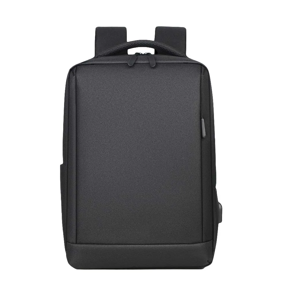 Laptop Backpack For Men Business Large Capacity Solid Color Water Repellent Functional Rucksack With USB Port Sling Bag