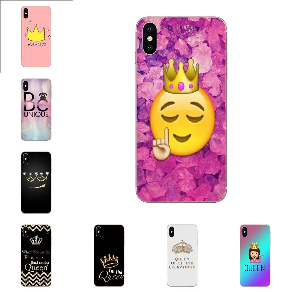 cheap Unique For Samsung Galaxy Note 5 8 9 S3 S4 S5 S6 S7 S8 S9 S10 5G mini Edge Plus Lite Princess Queen King Crown