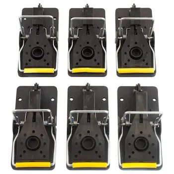 

Mouse Trap, Reusable and Easy To Use Snap Traps, Pack of 6