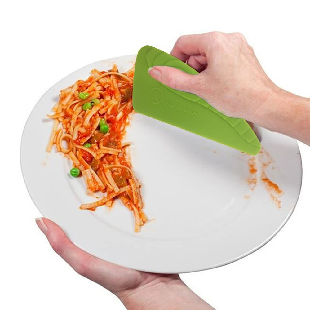

Creative Silicone Dish Squeegee Washing Cleaning Scraper Cleaning Brush The Goods for Kitchen First Choice for Dishwashing