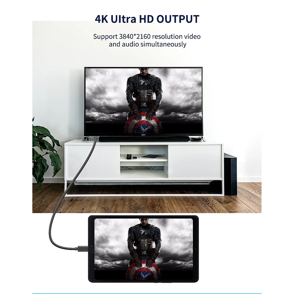 Usb type c к hdmi кабель адаптер 4k для huawei mate10 P20 Pro samsung S8 LG xiaomi Apple macbook hdmi к type c 4k конвертер