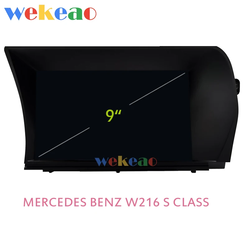 Wekeao сенсорный экран " Android 7,1 автомобильный Dvd мультимедийный плеер для Mercedes Benz W216 S класс радио Automotivo 2006