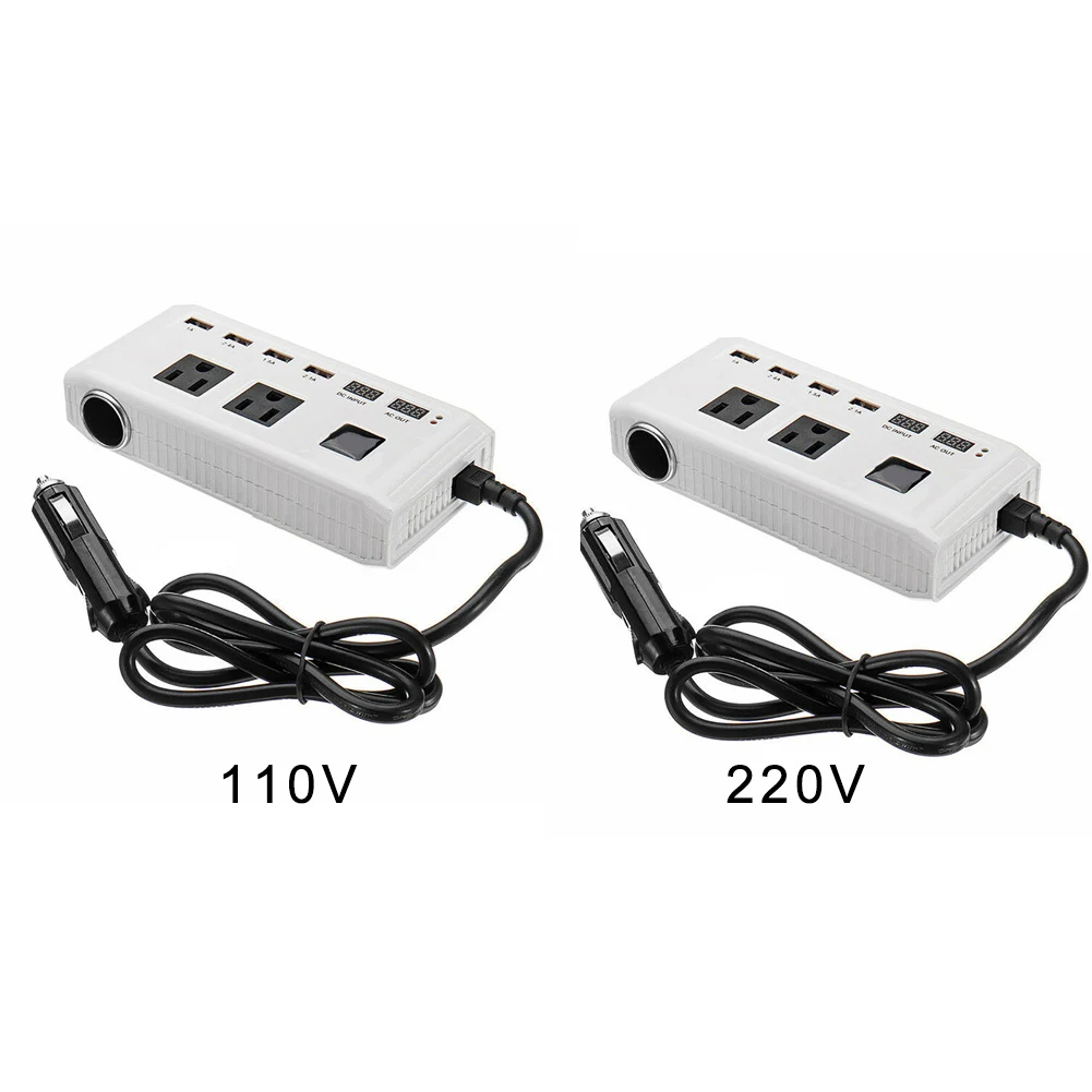 AC110V AC220V зарядное устройство DC12V прочные автомобильные аксессуары напряжения инвертирующий usb-усилитель мощности конвертер модифицированный синусоидальный волна 200 Вт/250 Вт практичный