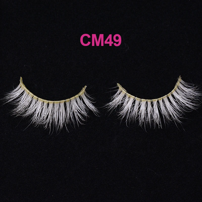 Okaylash 3d 6d False Colored Eyelashes Natural Real Mink Fluffy Style Eye Lash Extension Makeup Cosplay Colorful Eyelash -Outlet Maid Outfit Store Hc51e20b56d2a41368b344300d1a079c7y.jpg