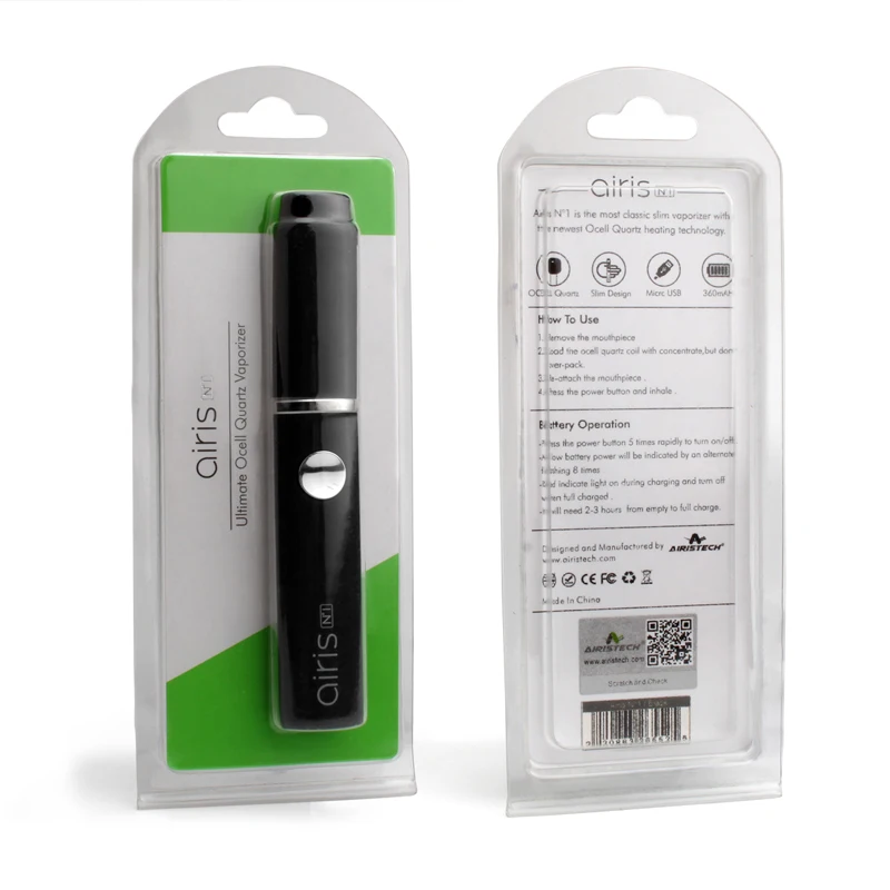 Оригинальный Airistech Airis N1 испаритель ручка сухой травы микро воск vape 360 мАч батарея