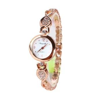 

small and exquisite delicate wrist watch girl student model clothes madam watch Bracelet table waterproof Set auger trend