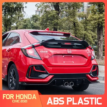 

AITWATT Fit For Honda Civic Hatchback 2021 Black Spoiler ABS Plastic Rear Spoiler Tail Trunk Lip Wing Decoration Car Accessories