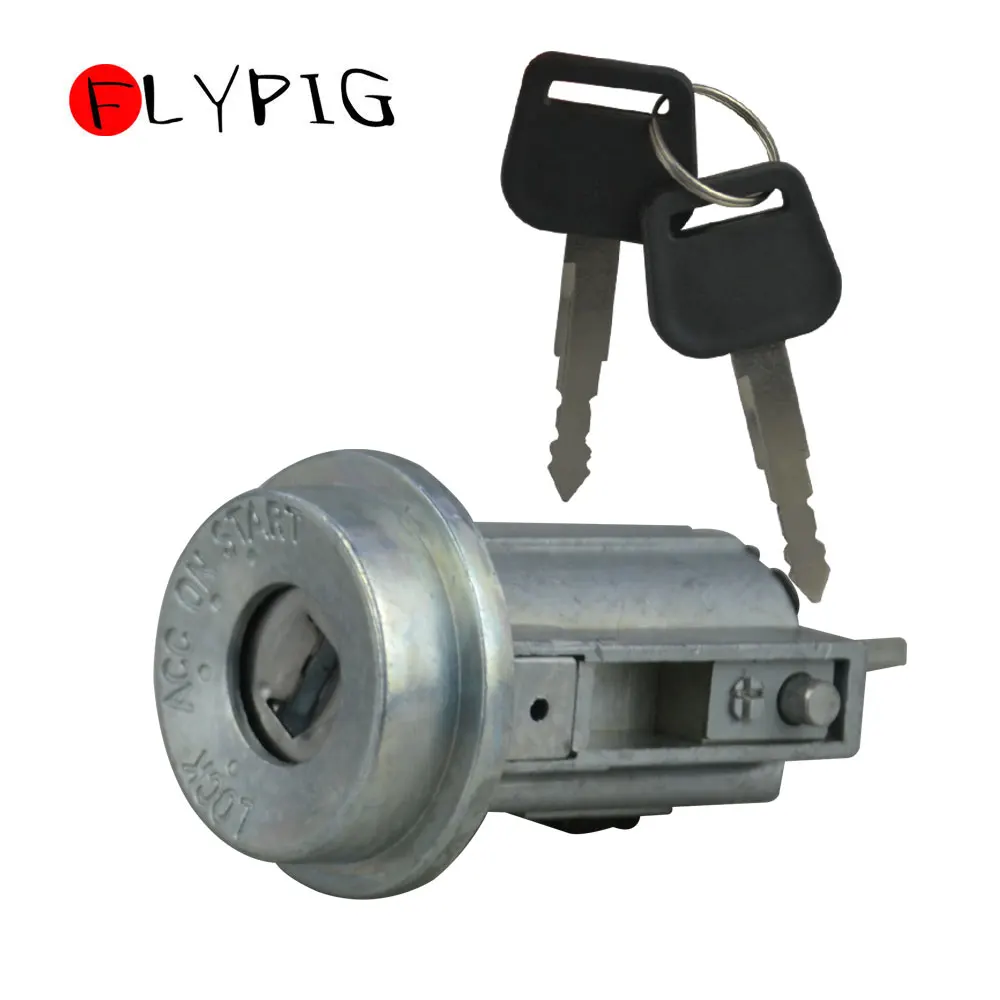 

FLYPIG New Performance Ignition Switch Lock Cylinder Keys for Toyota 4Runner Tacoma 69057-35070 Replacements Parts