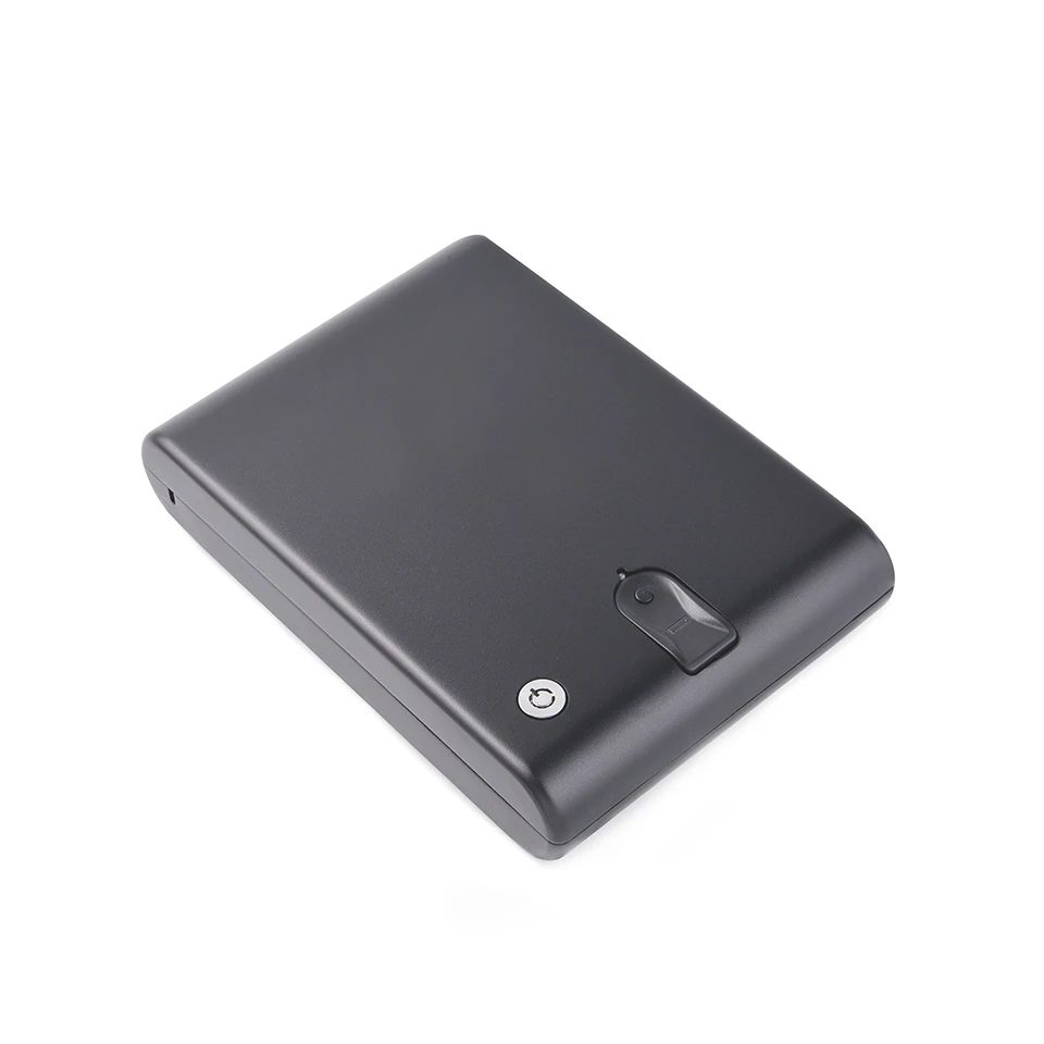 

Biometric fingerprint swipe small portable gun safe OS100B