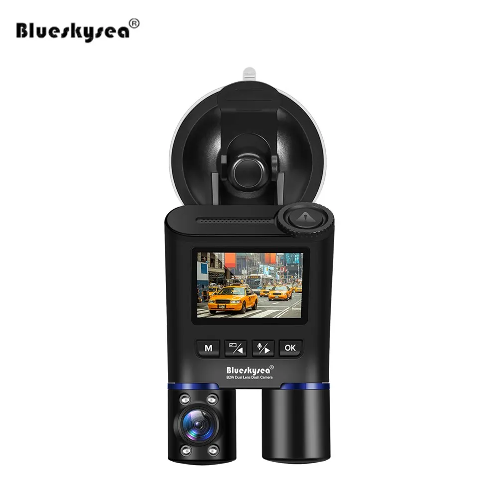 Автомобильный видеорегистратор Blueskysea B2W HD 1080P с ИК подсветкой ночным