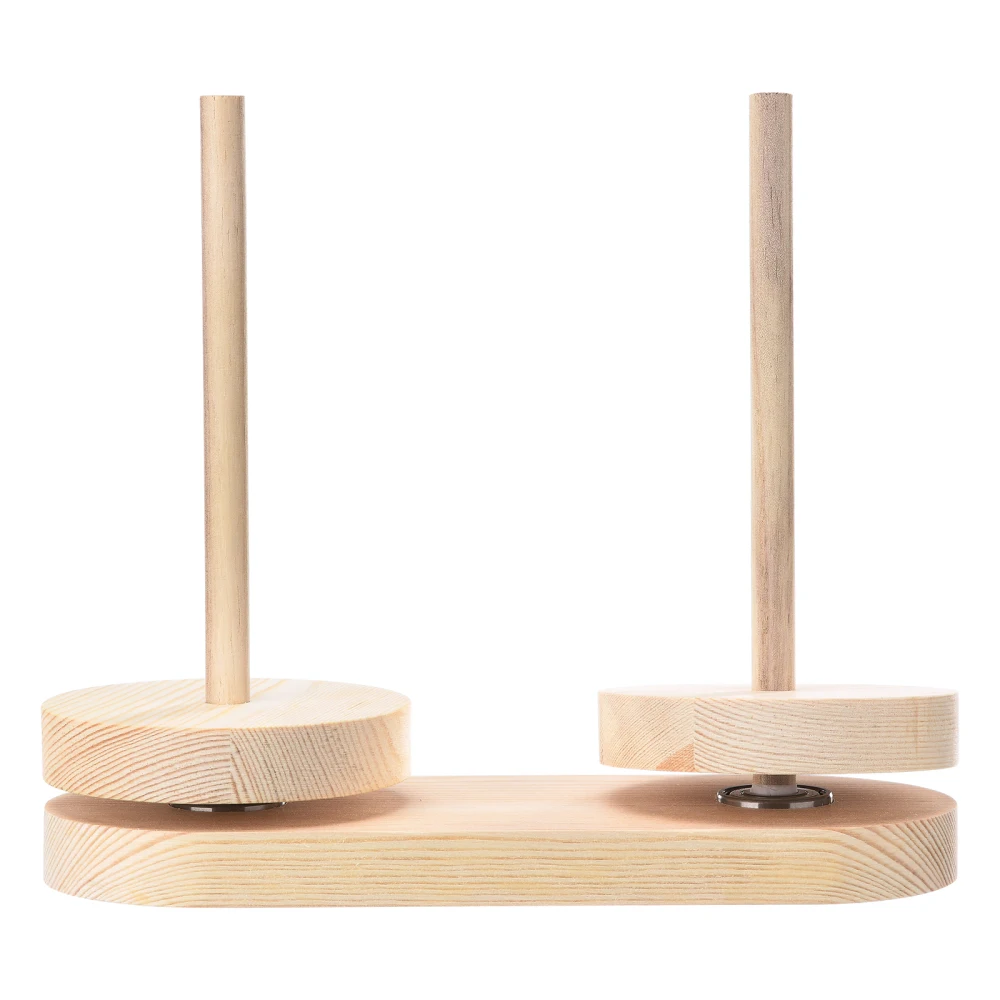 

Держатель для пряжи, катушка из цельной древесины, подставка для хранения шпинделя для кексов, высококачественный набор инструментов для вязания крючком из волокна, большая основа для швейных ниток