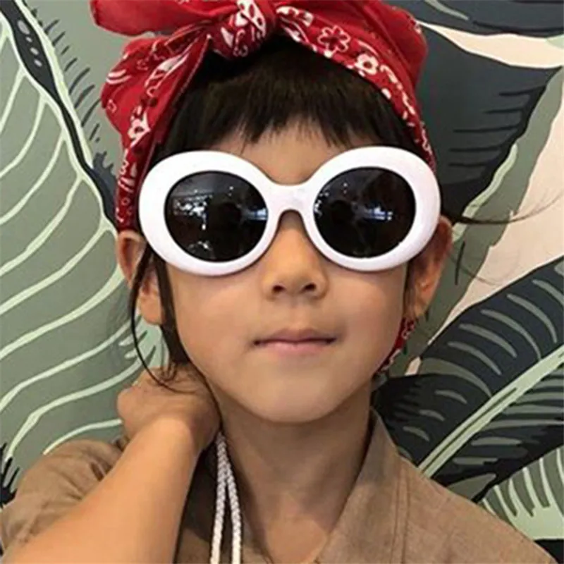 

Cute Oval Sunglasses Kids Child Eyewear Shades oculos Goggles Boys Girls Sun Glasses Children gafas de sol UV400