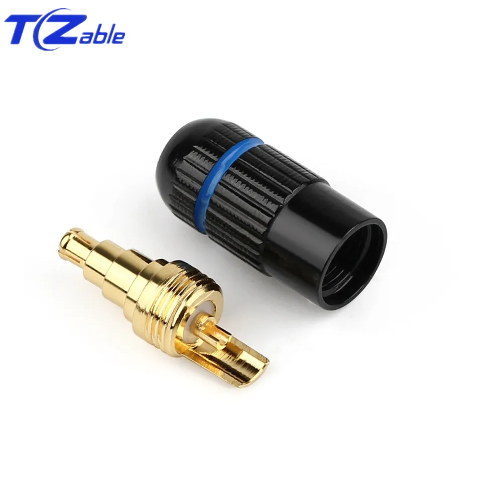 1 Pair HiFi Headphone Plug Beryllium Copper Earphone Pin For IE40 Pro Wire connector Audio Jack Splice Adapter Aluminum Alloy