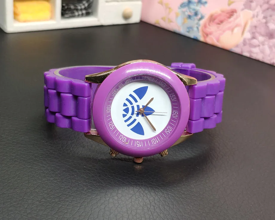 Reloj Mujer известный бренд мужские и женские спортивные часы Повседневные детские женские часы с силиконовым браслетом кварцевые наручные часы унисекс модные часы - Цвет: Фиолетовый