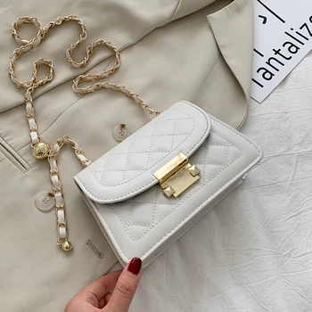 

Mini PU Leather Crossbody Bags For Women 2020 Elegant Shoulder Handbags Female Travel Totes Lady Fashion Cross Body Hand Bag