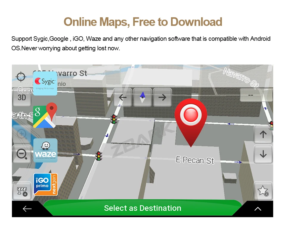 Perfect Android 9.0 RAM 2G  car radio multimedia player for KIA sportage  2018 2019 KX5 gps navigation 2 din car stereo 4