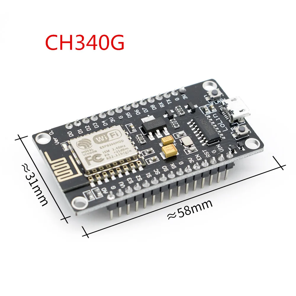 10 шт. беспроводной Wi Fi модульный разъем ESP8266 CH340G CH340 G NodeMcu V3 Lua макетная плата CP2102 на
