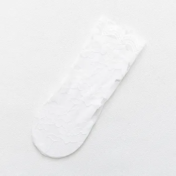 

5 Pair Women Lace Thin Socks Lady Breathable Ankle Socks for Summer NOV99