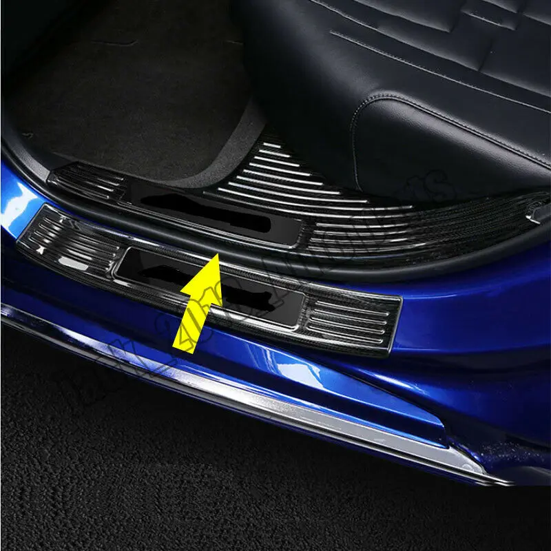 Модификация автомобиля, автомобильные аксессуары, ForHonda Accord-219, Накладка на порог, защита от потертостей, стальная отделка, 4 шт