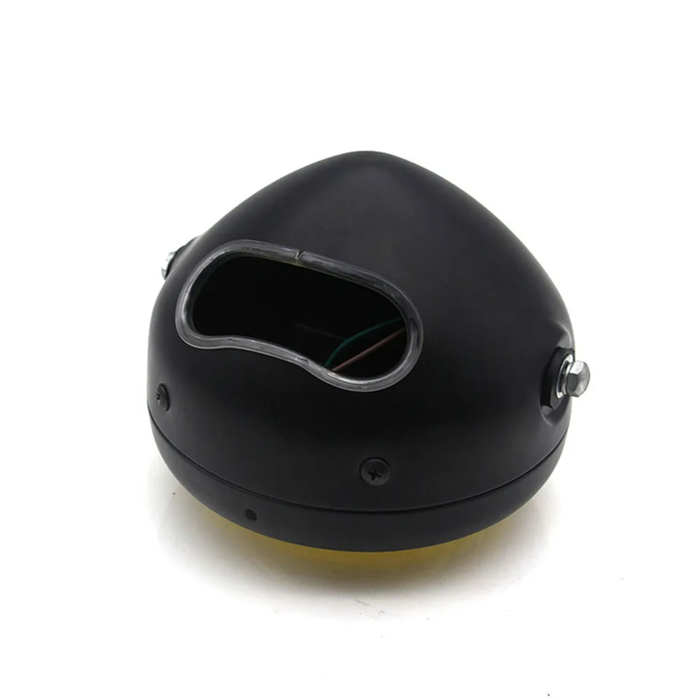 12V мотоциклетный реfit головной светильник винтажный круглый мотоциклетный головной светильник для скутера мотоцикла Передний Головной фонарь