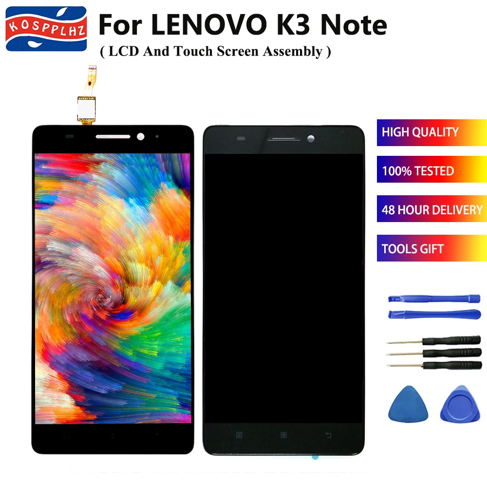 

5.5" Original For Lenovo K3 Note K50 K50A40 LCD Display + Touch Screen Digitizer Assembly Replacement K3 Note K50-T5 +Tools