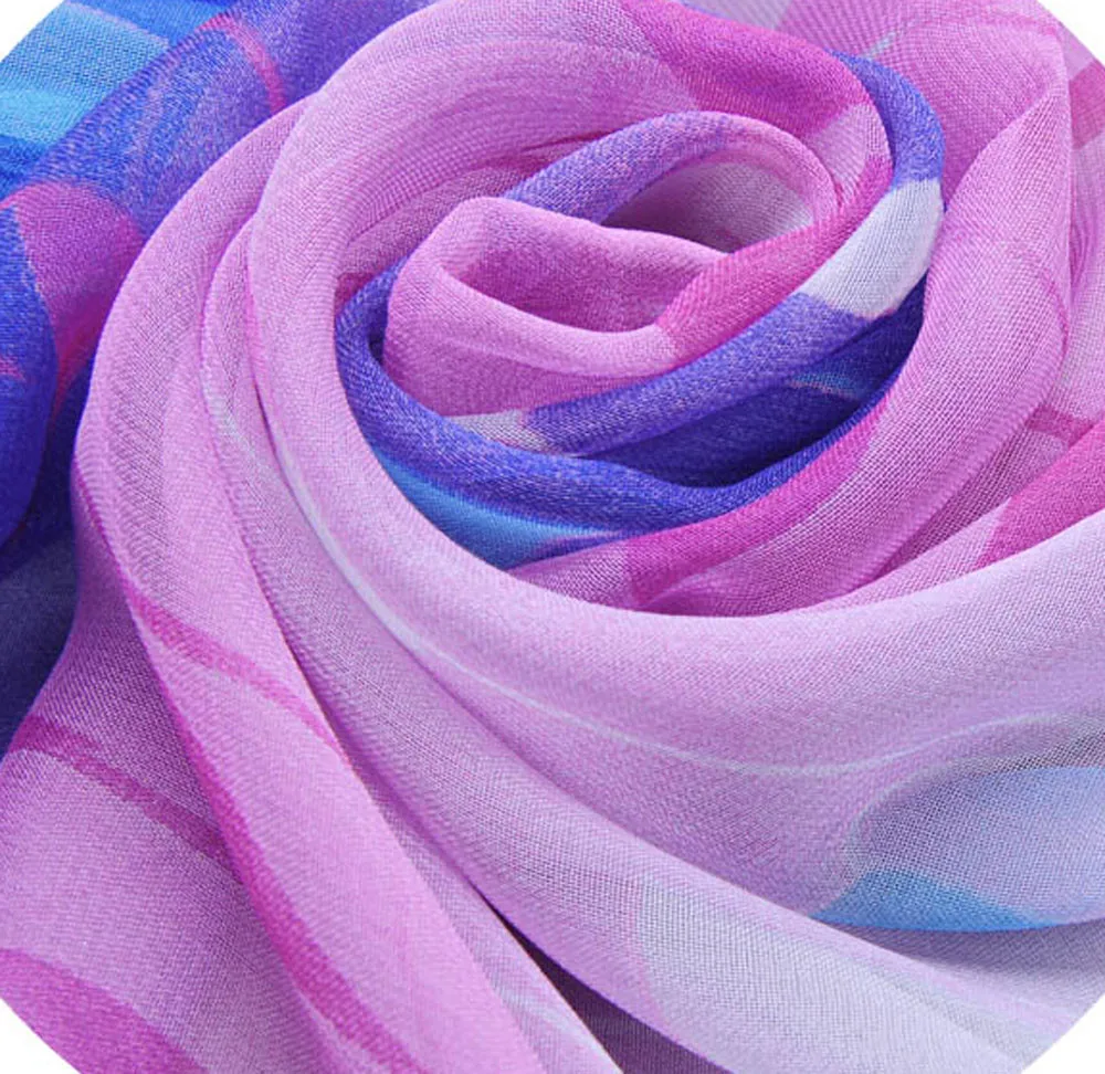 158 см x 50 см шифоновые шарфы женские дизайнерские принтованные шелковые мягкие шаль из шелка и шифона обёрточная бумага s шарф шарфы# Nu