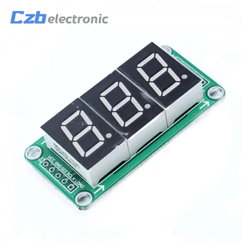 

74HC595 Static Driving a 3 Segment Digital Display Module Seamless Can Series 0.5-inch 3-bright Red