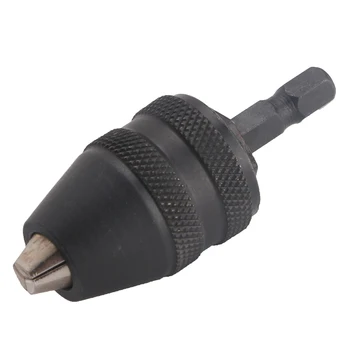 

0.5-8mm Keyless Hex Shank Drill Chuck Quick Change Bit Impact Driver Adapter