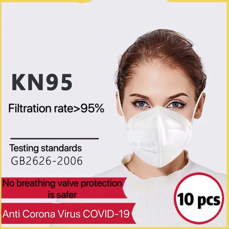 

10ps pm2.5 KN95 N95 prevent Anti Corona Virus COVID-19 dust formaldehyde bad smell Bacteria proof face mouth mask healthy