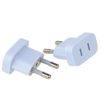 

USA to the EU Conversion Plug Adaptor With Security Door AC Power Adapter Phone Travel Wall Charge Socket Adapter