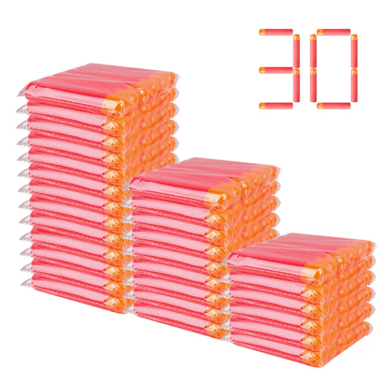 30 шт мега для Nerf 9,5 см красная снайперская винтовка дротики пули Мега пена заправка дротиков большое отверстие головы пули для N-Strike мега серии