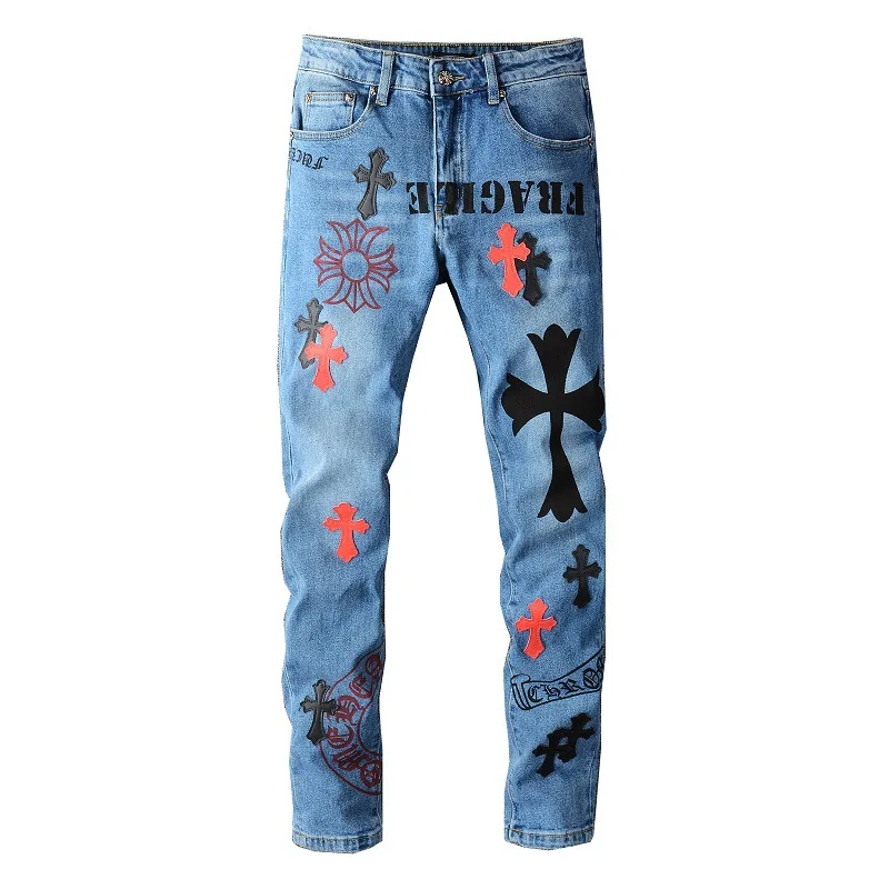 Jeans Trousers 38 40|Jeans| - AliExpress