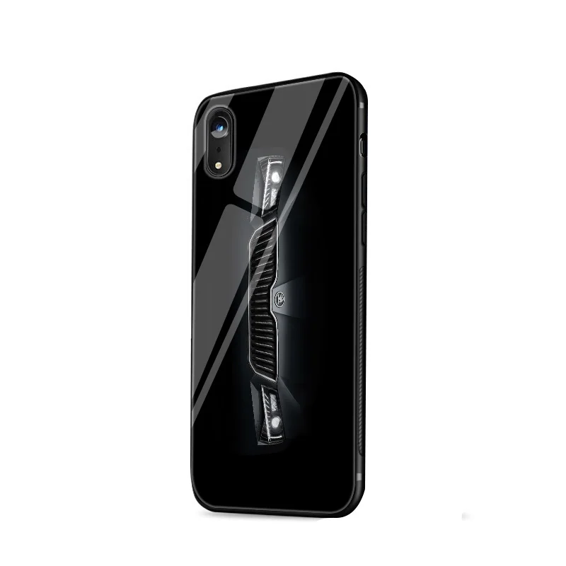 G7 Стеклянный чехол для телефона из ТПУ для iPhone 6, 6s, 7, 8 Plus, X, XR, XS, Max, 5, 5S, SE, чехол с логотипом автомобиля Skoda - Цвет: G7