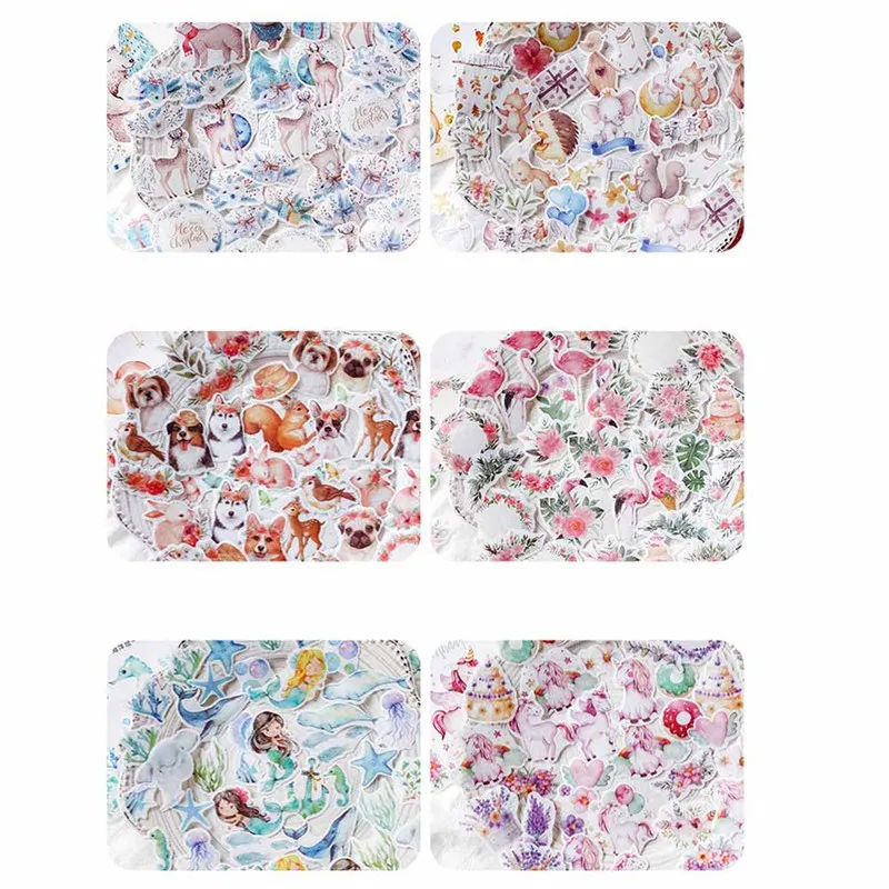 

40 Pcs/lot Cartoon Animal Squirrel Washi Mini Paper Sticker Decoration Stickers DIY Diary Scrapbooking Planner Label Sticker