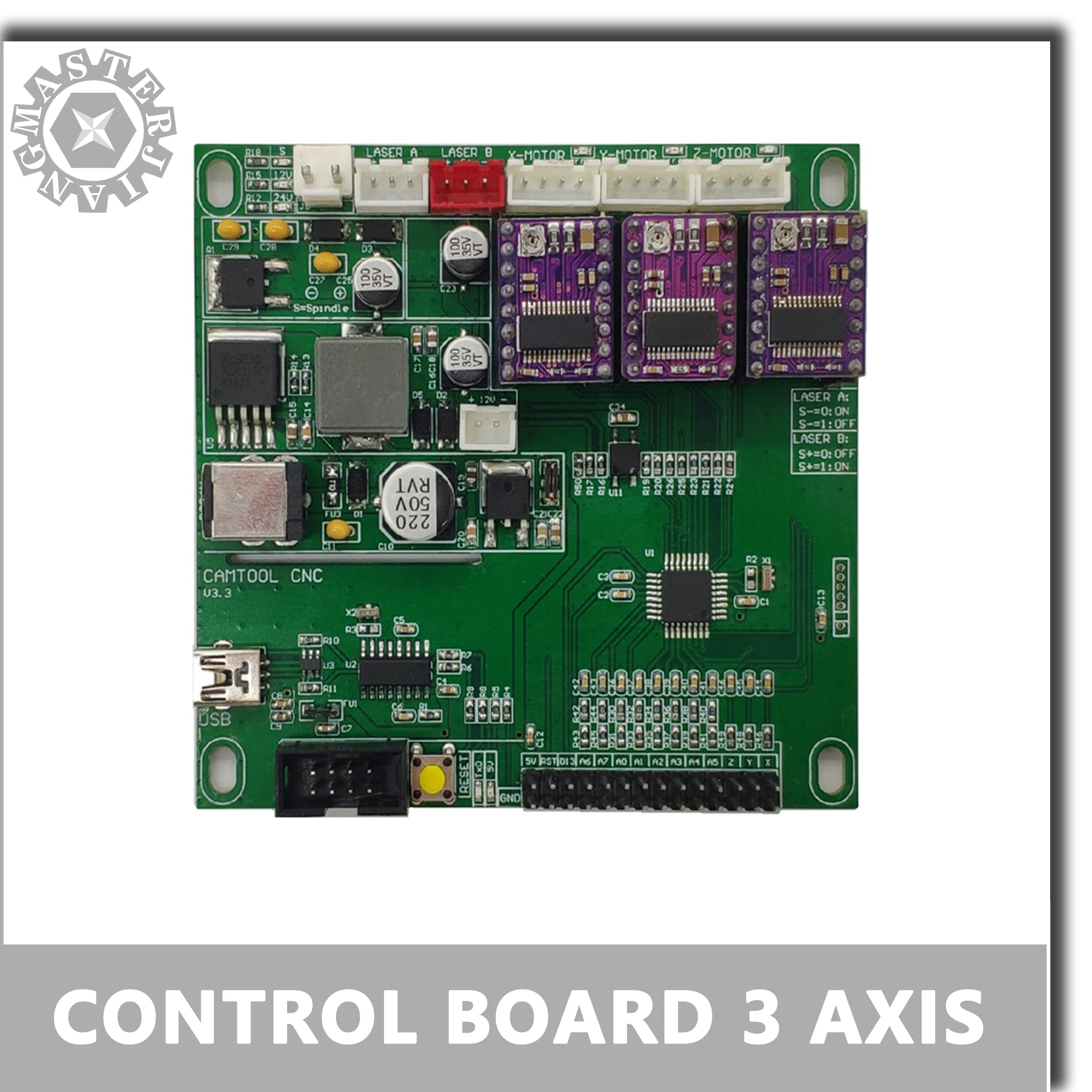 GRBL 0 9/1 1 V3.3/V3.4 USB порт гравировальный станок контрольная плата автономного