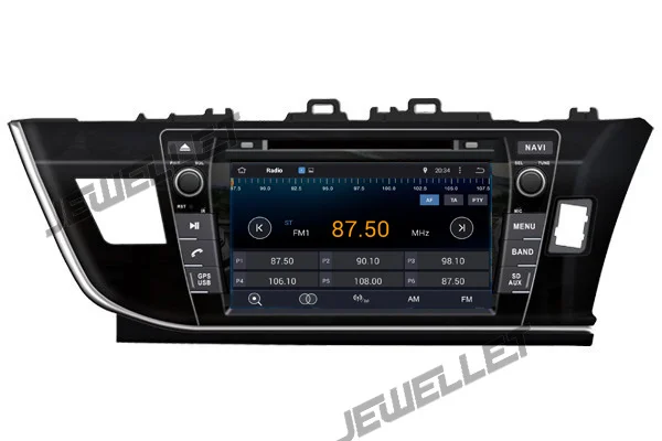 Perfect Quad core 1024*600 HD screen Android 9.0 Car DVD GPS radio Navigation for Toyota Corolla 2014-2016 right hand drive 2